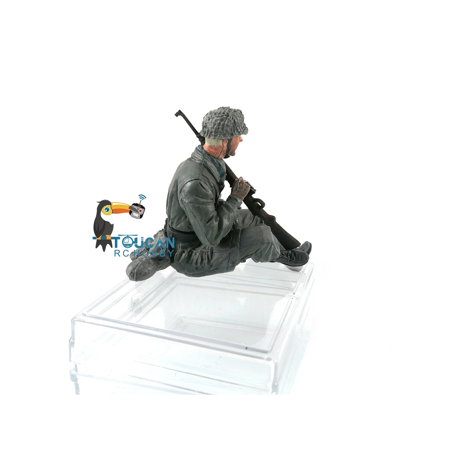 1/16 Soldier American German Russian Male Female Telescope Side Sitting Uniform For Remote Control Military Tank Model Parts