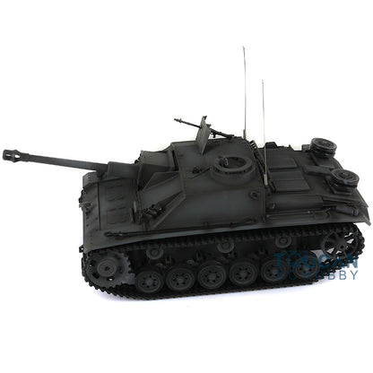 2.4G Henglong 1/16 Scale 7.0 Plastic German Stug III RTR RC Tank Model 3868 Remote Control Vehicle Metal Barrel Infrared Combating System