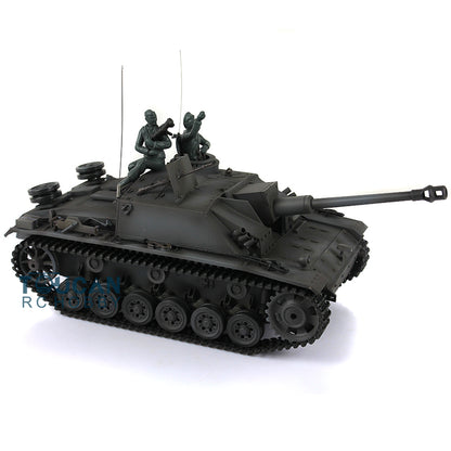 Henglong 1/16 7.0 Upgraded German Stug III RTR RC Tank 3868 Metal Tracks Sprocket Wheels Barrel BB Unit Infrared Combating System