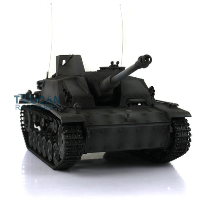 2.4G Henglong 1/16 Scale 7.0 Plastic German Stug III RTR RC Tank Model 3868 Remote Control Vehicle Metal Barrel Infrared Combating System
