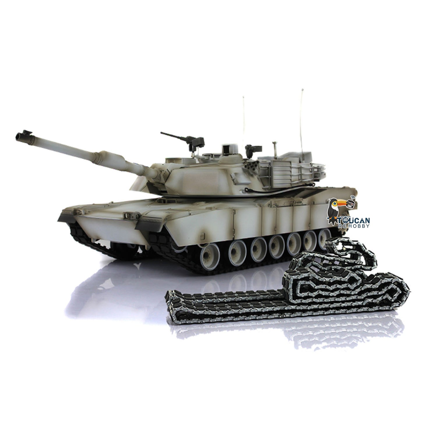 Heng Long 1/16 Full Metal Chassis Assembled RC Tank 3918 M1A2 Abrams With TK16 Main board  360 Degree Rotating Turret I6S Radio System
