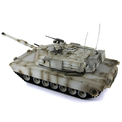 2.4Ghz Henglong 1/16 7.0 Plastic Ver M1A2 Abrams 3918 RTR RC Tank Remote Control Military Vehicle BB IR Smoke Sound Light Metal Barrel