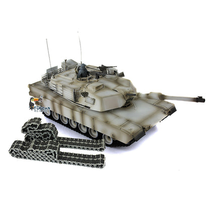 Heng Long 1/16 Full Metal Chassis Assembled RC Tank 3918 M1A2 Abrams With TK16 Main board  360 Degree Rotating Turret I6S Radio System