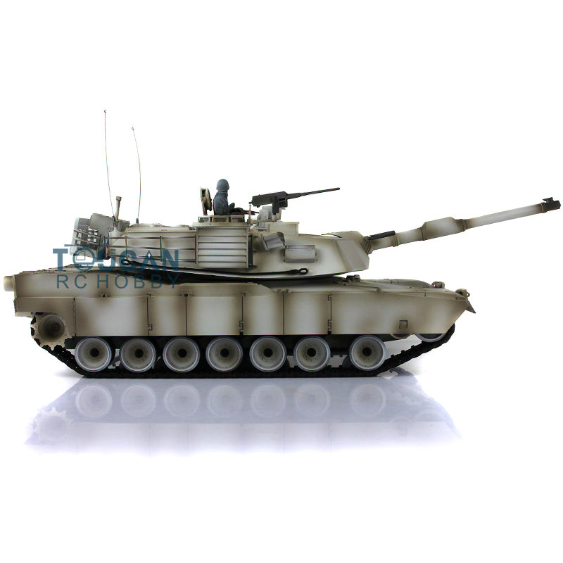 Henglong 1/16 TK7.0 Professional 3918 USA Abrams RTR RC Tank with Barrel Recoil 360 Degrees Turret BB IR Smoke