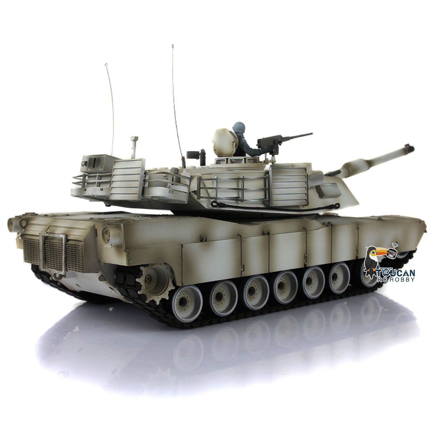 Heng Long 1/16 Full Metal Chassis Assembled RC Tank 3918 M1A2 Abrams With TK16 Main board  360 Degree Rotating Turret I6S Radio System
