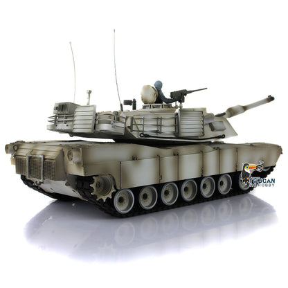Heng Long 1/16 Full Metal Chassis Assembled RC Tank 3918 M1A2 Abrams With TK16 Main board  360 Degree Rotating Turret I6S Radio System