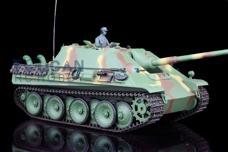 2.4G Henglong 1/16 Scale 7.0 Plastic Jadpanther RTR RC Tank Radio Control 3869 Infrared Combating System Metal Barrel BB Unit