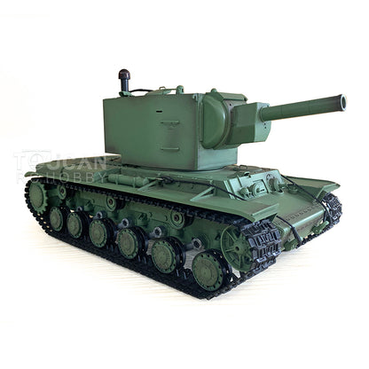 Henglong 1/16 7.0 Plastic Leopard2A6 RC Tank 3889 W/Soviet Union KV-2 3849 360 Degree Turret Rotation Barrel Recoil Infrared Combating System