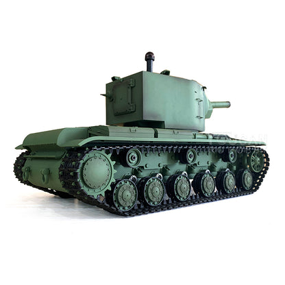 Henglong 1/16 Plastic TK7.0 Soviet KV-2 RTR RC Tank 3949 with FPV 360 Degrees Turret Barrel Recoil BB IR Smoke Steel Gearbox