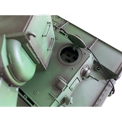 Henglong 1/16 7.0 Plastic Soviet Union KV-2 3849 RTR RC Tank with 360 Degrees Turret Barrel Recoil BB Infrared Combat Smoke