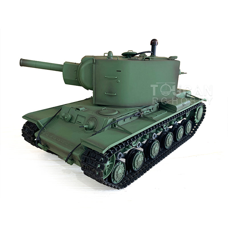 Plastic Henglong 1/16 RC Tank 3949 Soviet KV-2 Gigant 7.0 FPV BB IR System 360¡ã Turret Barrel Recoil Steel Gearbox Smoke