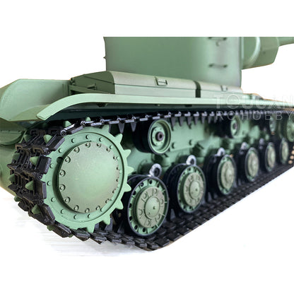 Henglong 1/16 7.0 Plastic Soviet Union KV-2 3849 RTR RC Tank with 360 Degrees Turret Barrel Recoil BB Infrared Combat Smoke
