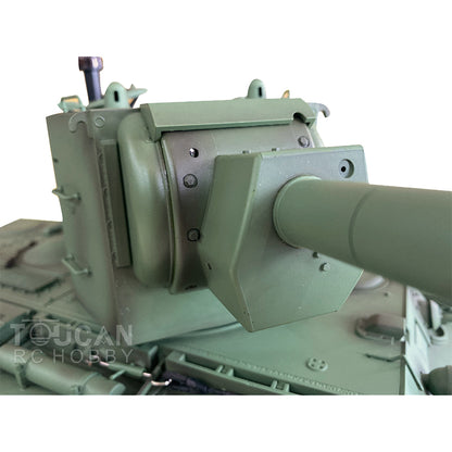 Henglong 1/16 Plastic TK7.0 Soviet KV-2 RTR RC Tank 3949 with FPV 360 Degrees Turret Barrel Recoil BB IR Smoke Steel Gearbox