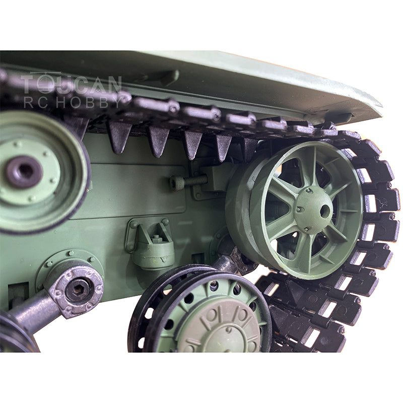 Henglong 1/16 Plastic TK7.0 Soviet KV-2 RTR RC Tank 3949 with FPV 360 Degrees Turret Barrel Recoil BB IR Smoke Steel Gearbox