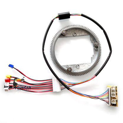 1/16 Electric Slip Ring And Small Gear For Heng Long TK7.0 Main bord Remote Control Military Tank Vehicle Model Accessories