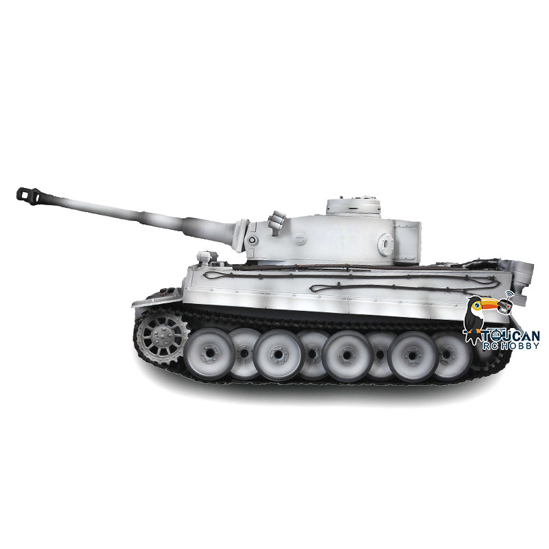 Henglong 1/16 TK7.0 Promotion 3818 Tiger I RTR RC Tank FPV 360 Degrees Turret Barrel Recoil Smoke BB IR Metal Tracks Sprockets Idlers Wheels