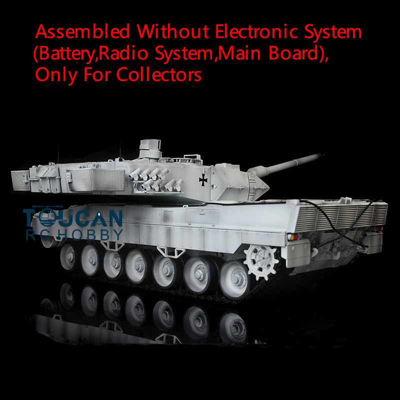 1/16 Henglong Plastic 3889 German Leopard 2 A6 Static Tank Decorative Collection Display Model Without Electronic System