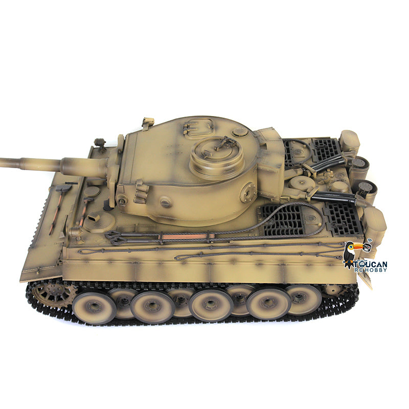 Henglong 1/16 TK7.0 German Tiger I RTR RC Tank 3818 with Metal Tracks Sprockets Idlers Road Wheels