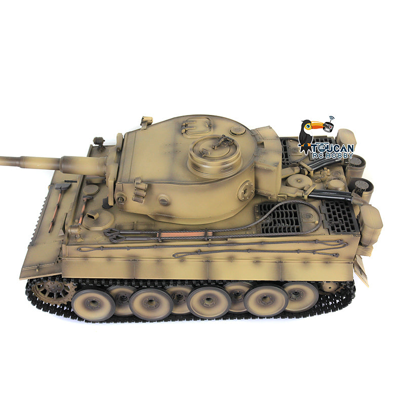 HengLong Factory 1/16 3818 Tiger 1 Radio Control Military Vehicle Full Metal Sprockets Idlers Chassis Plastic Hull RTR RC Tank Y