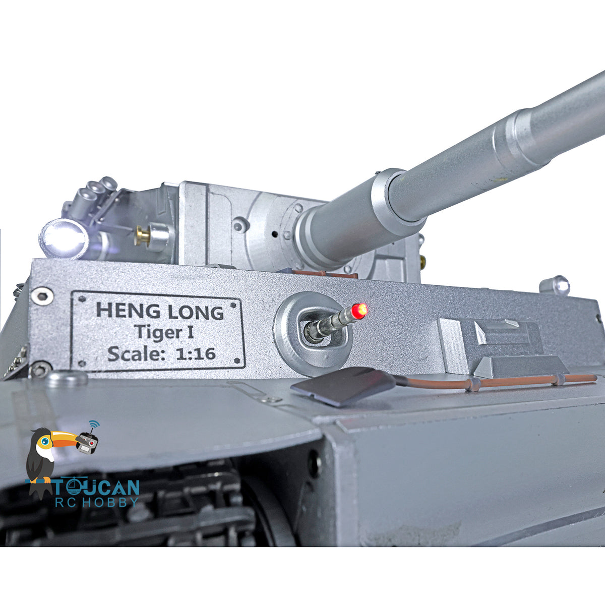IN Stock Henglong 1/16 TK7.1 Full Metal 3818-Pro German Tiger I RTR RC Tank with 360 Degrees Turret BB IR Smoke Sound Light System