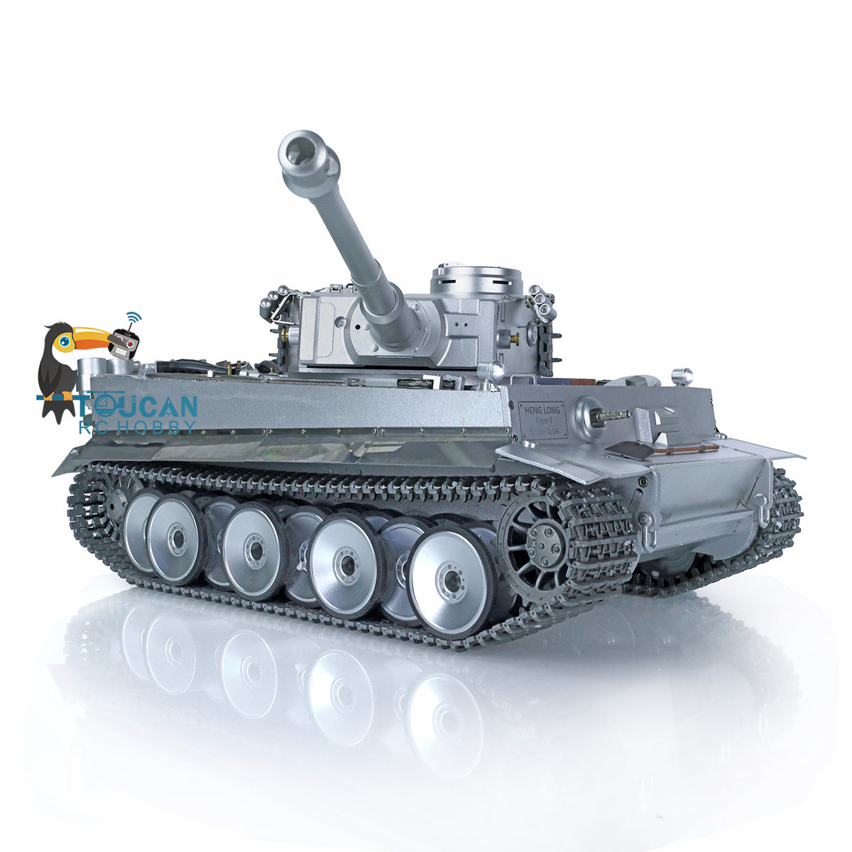 IN Stock Henglong 1/16 TK7.1 Full Metal 3818-Pro German Tiger I RTR RC Tank with 360 Degrees Turret BB IR Smoke Sound Light System