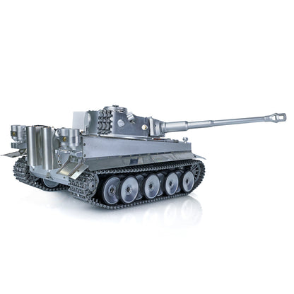 Henglong 1/16 Upgraded Full Metal 3818-Pro German Tiger I Ready to Run RC Tank 360 Degree Turret BB IR Smoke Sounds Lights