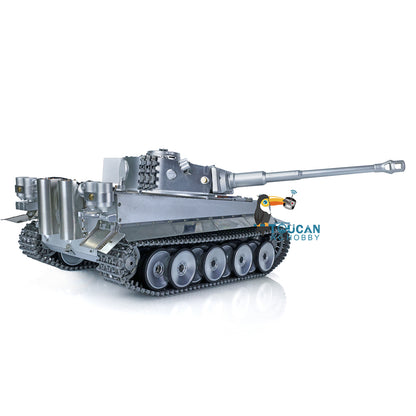 IN Stock Henglong 1/16 TK7.1 Full Metal 3818-Pro German Tiger I RTR RC Tank with 360 Degrees Turret BB IR Smoke Sound Light System