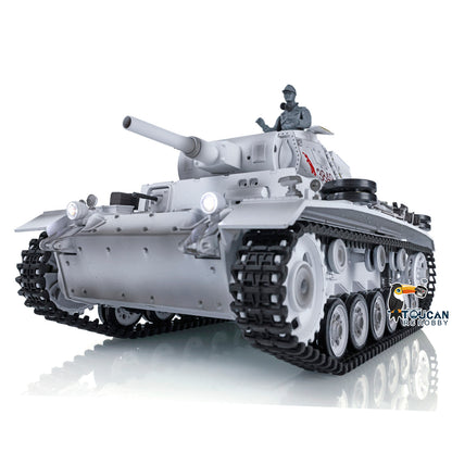 Henglong 1/16 7.0 Customized Panzer III H RTR RC Tank 3849 Metal Tracks Steel Gears Driving Gearboxes 360 Degree Turret Rotation