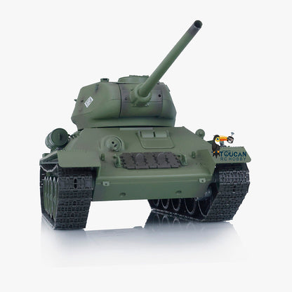 EU Warehouse 2.4G Henglong 1/16 Scale 7.0 Plastic Ver Soviet T34-85 RTR RC Tank Remote Control Military Vehicle Model 3909