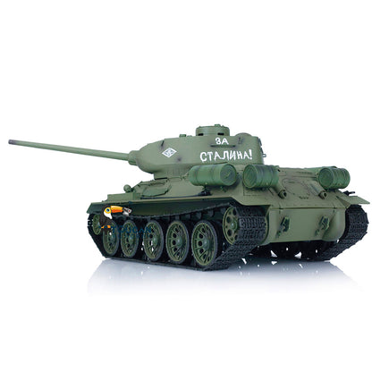 Henglong 1/16 2.4G TK7.0 Plastic 3909 Soviet Union T34/85 RTR RC Tank BB Infrared Combat 360 Degrees Turret Smoke Metal Barrel