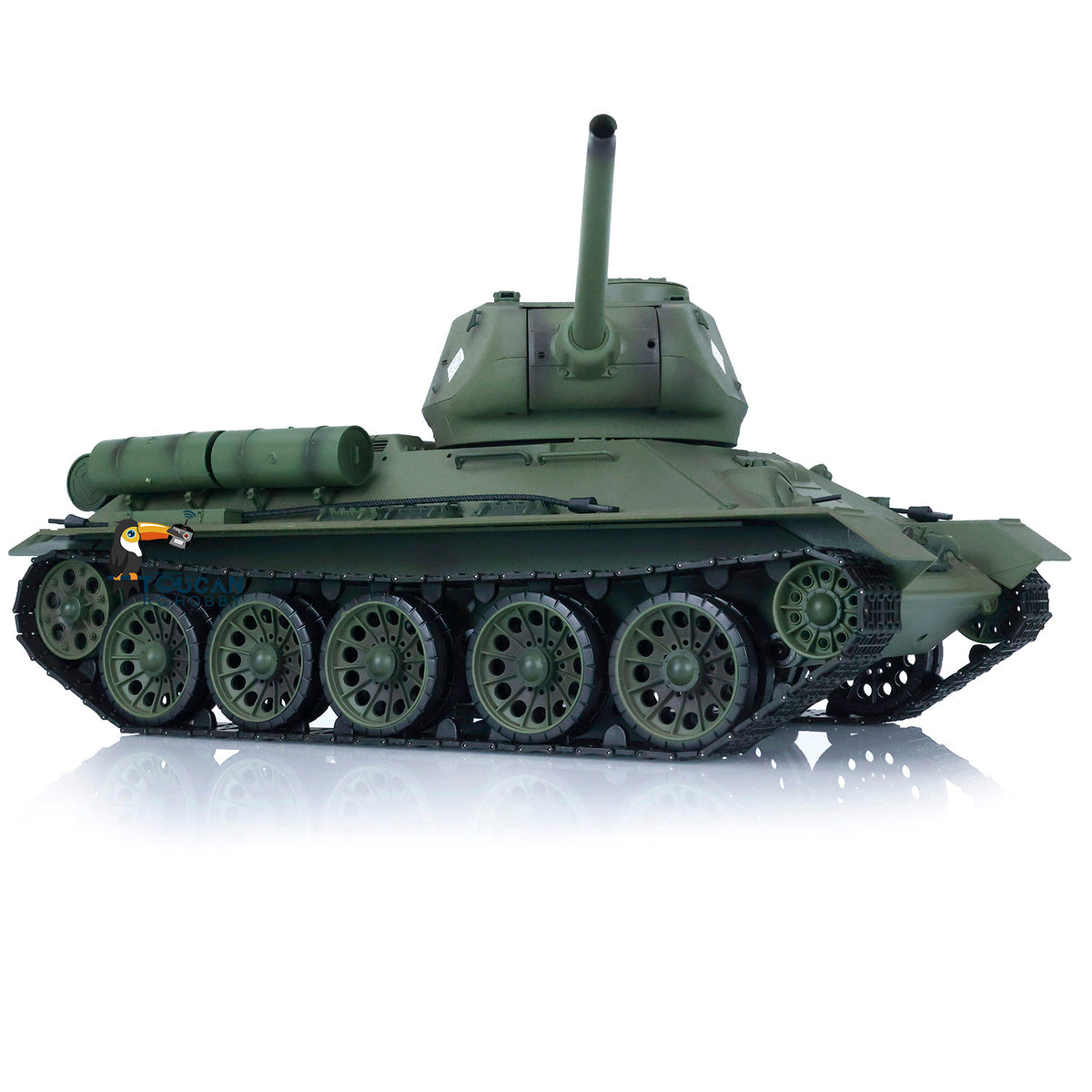 Henglong 1/16 2.4G TK7.0 Plastic 3909 Soviet Union T34/85 RTR RC Tank BB Infrared Combat 360 Degrees Turret Smoke Metal Barrel