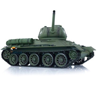 EU Warehouse 2.4G Henglong 1/16 Scale 7.0 Plastic Ver Soviet T34-85 RTR RC Tank Remote Control Military Vehicle Model 3909