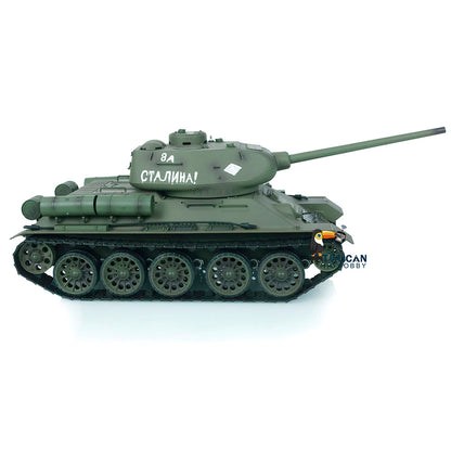 Henglong 1/16 2.4G TK7.0 Plastic 3909 Soviet Union T34/85 RTR RC Tank BB Infrared Combat 360 Degrees Turret Smoke Metal Barrel