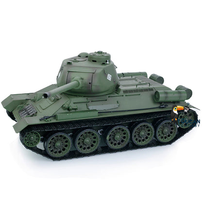 Henglong 1/16 2.4G TK7.0 Plastic 3909 Soviet Union T34/85 RTR RC Tank BB Infrared Combat 360 Degrees Turret Smoke Metal Barrel