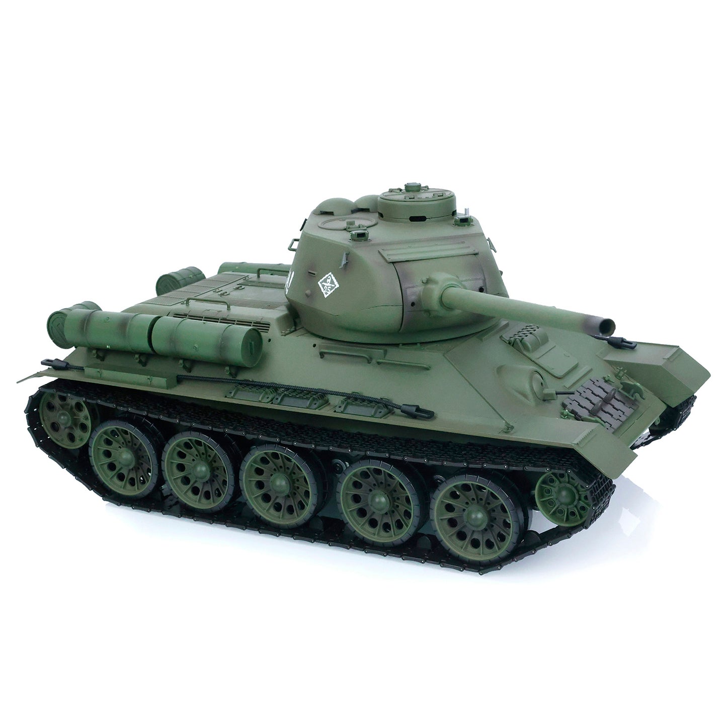2.4G Henglong 1/16 7.0 Plastic 3909 Soviet Union T34/85 RTR RC Tank BB Infrared Combat 360 Degree Turret Metal Barrel Smoke