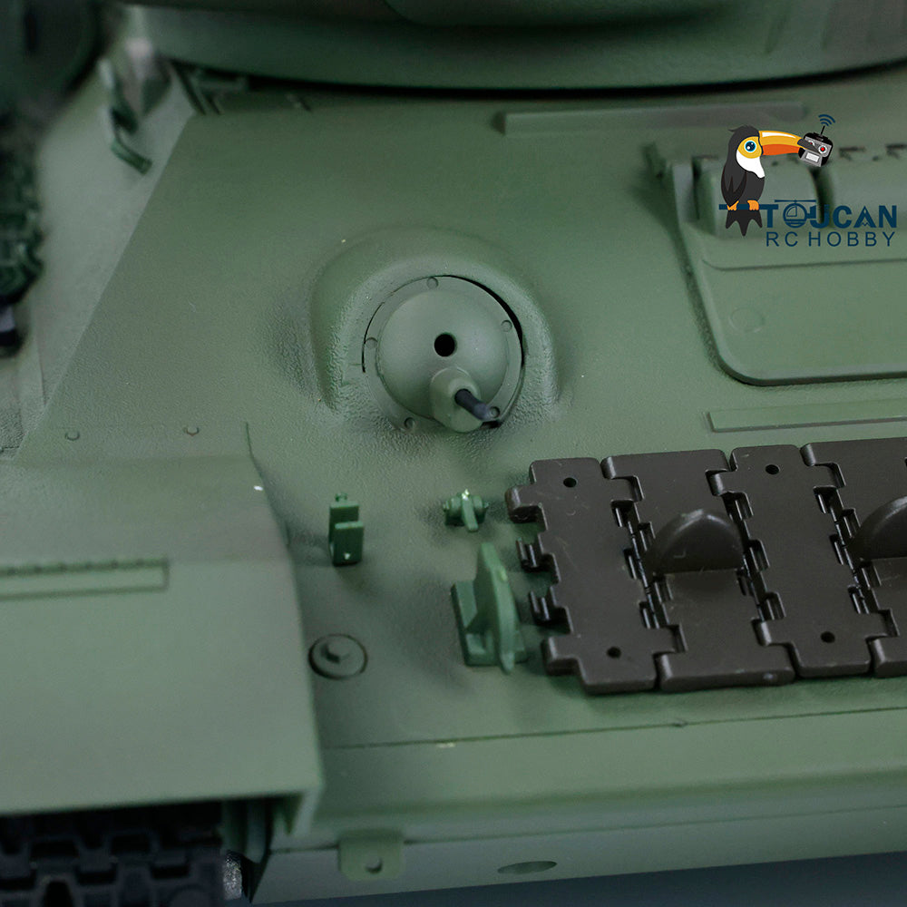 Henglong 1/16 2.4G TK7.0 Plastic 3909 Soviet Union T34/85 RTR RC Tank BB Infrared Combat 360 Degrees Turret Smoke Metal Barrel