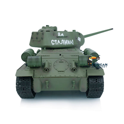 Henglong 1/16 2.4G TK7.0 Plastic 3909 Soviet Union T34/85 RTR RC Tank BB Infrared Combat 360 Degrees Turret Smoke Metal Barrel