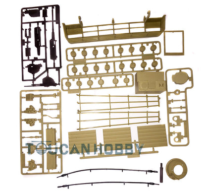 Plastic Tracks Sprockets Road Wheel Idlers Accessories Pack Spare Chassis For HL 1/16 Scale USA M1A2 Abrams RC Tank 3918 Parts