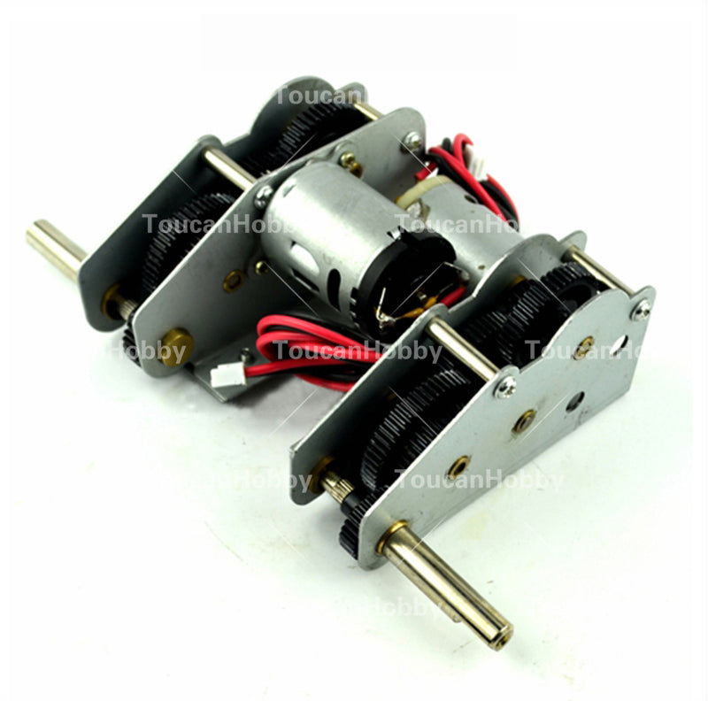 Henglong 1/16 Remote Control Tank Steel Gearbox ML 49mm 59mm HL 49mm 59mm With 5.3 Plug Cable For RC Military Vehicle Model Part