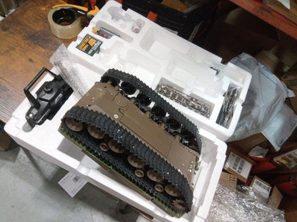 Fast Free Shipping Second Hand US Stock 2.4Ghz Henglong 1/16 7.0 Plastic 3839 Walker Bulldog RTR RC Tank Model BB Unit Infrared Combat Smoke