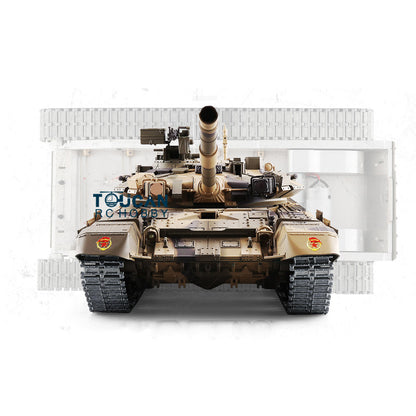 Henglong 1/16 RC Tank Model 3938 T90 W/ Metal Chassis 7.1 Version Sound Effect 360 Degrees Rotating Turret Infrared System Flash