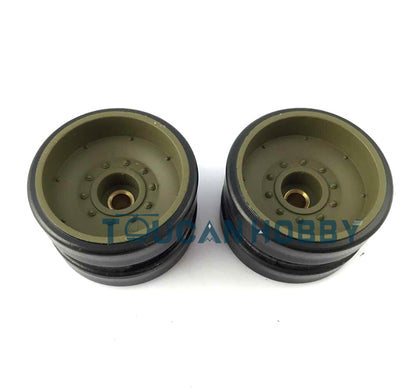 Plastic Tracks Sprockets Road Wheel Idlers Accessories Pack Spare Chassis For HL 1/16 Scale USA M1A2 Abrams RC Tank 3918 Parts