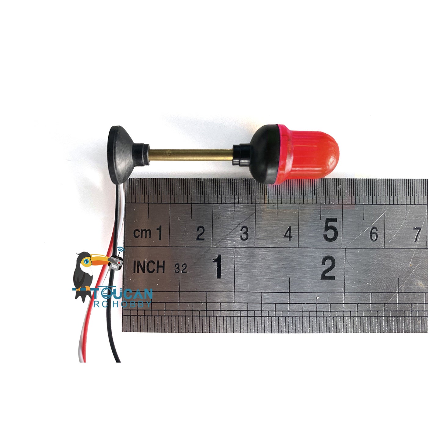 Henglong LED Flashing Warning Light Caution Lamp DIY For 1/16 RC Tank Remote Control Construction Military Vehicle Model Accessories