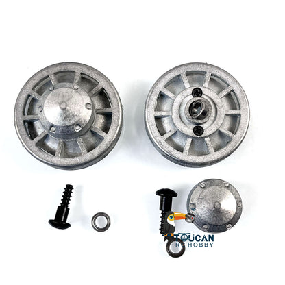 US Stock 1 Pair Metal Idler Wheel for Heng Long 1/16 RC Battle Tanks German Tiger I 3818 Panther 3819 Military Armored Model Parts