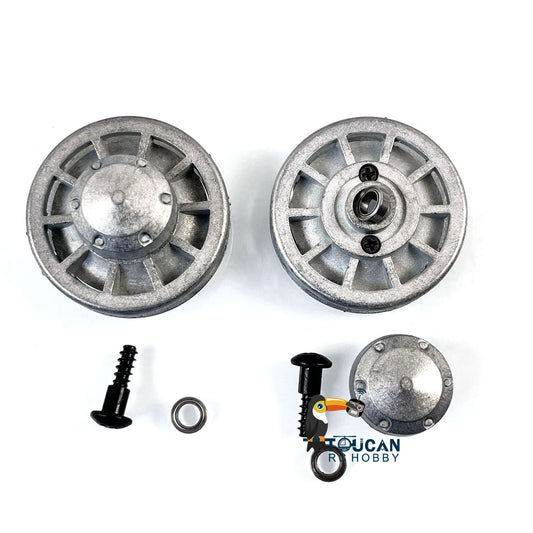 US Stock 1 Pair Metal Idler Wheel for Heng Long 1/16 RC Battle Tanks German Tiger I 3818 Panther 3819 Military Armored Model Parts