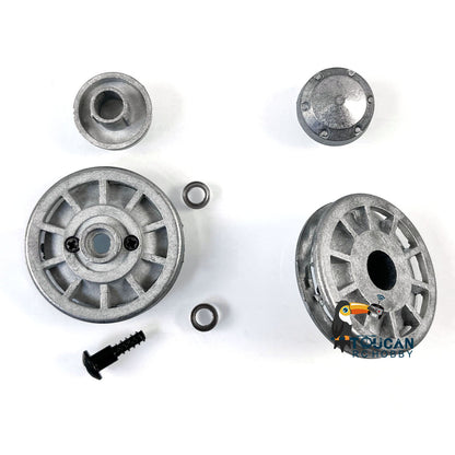 US Stock 1 Pair Metal Idler Wheel for Heng Long 1/16 RC Battle Tanks German Tiger I 3818 Panther 3819 Military Armored Model Parts