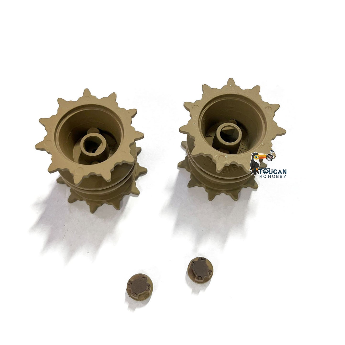 Henglong CS Metal Sprockets With Gear Clip For 1/16 Scale USA M1A2 Abrams Remote Control Tank 3918 Vehicle Military Part Model