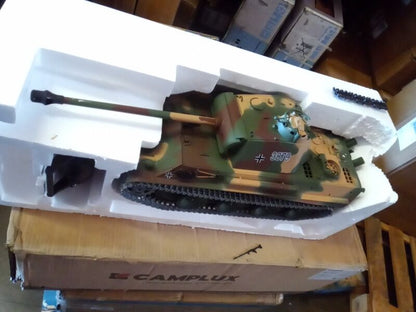 Second Hand US STOCK Henglong 2.4G 1/16 Scale 7.0 Upgraded Soviet KV-1 RTR RC Tank 3878 Metal Tracks