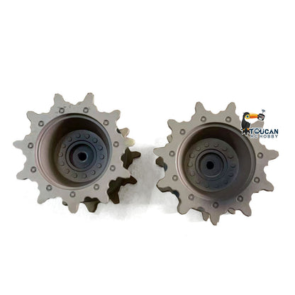 Plastic Tracks Sprockets Road Wheel Idlers Accessories Pack Spare Chassis For HL 1/16 Scale USA M1A2 Abrams RC Tank 3918 Parts