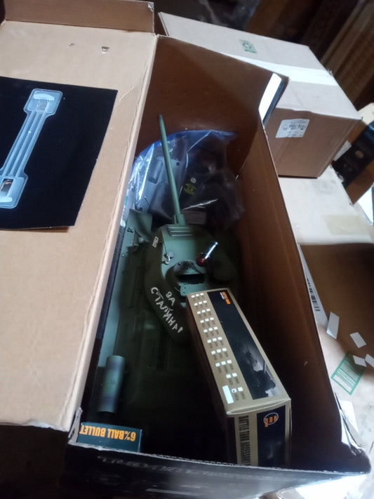 Second Hand US STOCK Henglong 1/16 7.0 Soviet T34-85 RC Tank 3909 360?? Metal Wheels Barrel Recoil